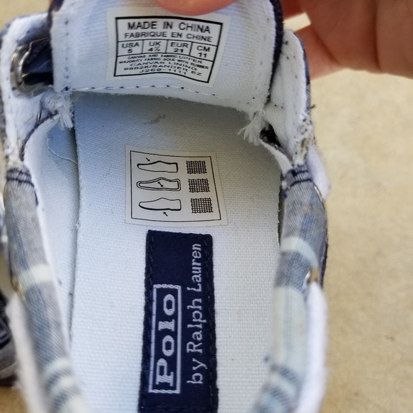 🚫SOLD🚫▪Polo Ralph Lauren ▪ Plaid Boat Shoes - Picture 6 of 8